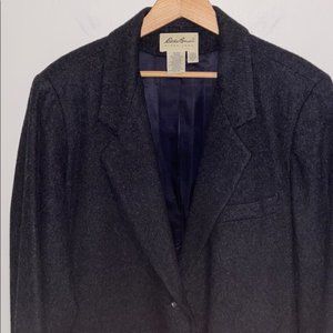 Eddie Bauer Wool/angora Charcoal Gray size XL tall